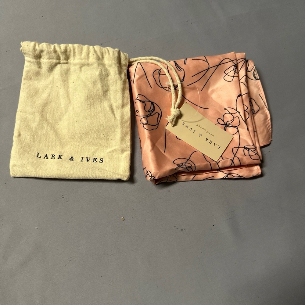 Lark & Ives pink Scarf 1 piece